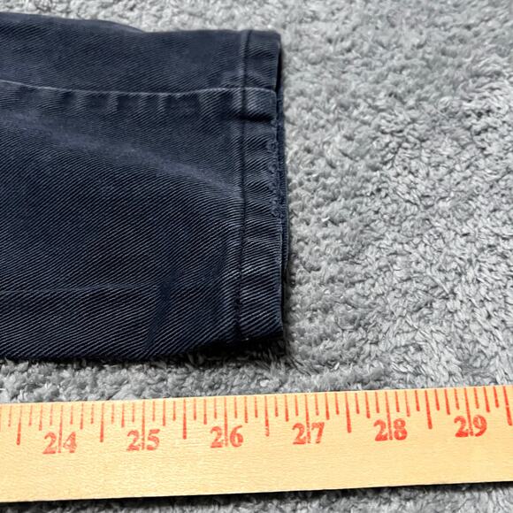 Vintage Guess Jeans Mens 29 Blue Chino Denim USA Made Pants High Rise - Picture 7 of 10